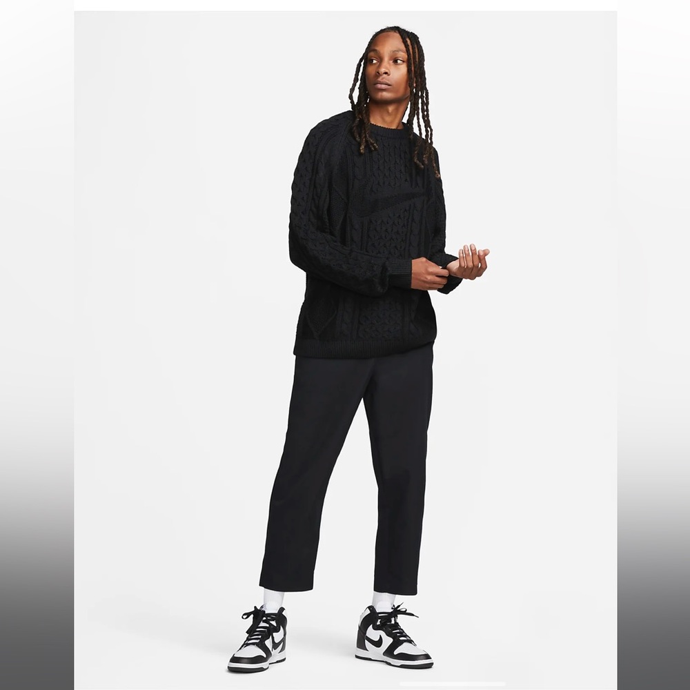 Nike Knit sweater men’s cable knit Nike Life unisex